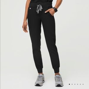 FIGS Zamora jogger scrub pant black ST